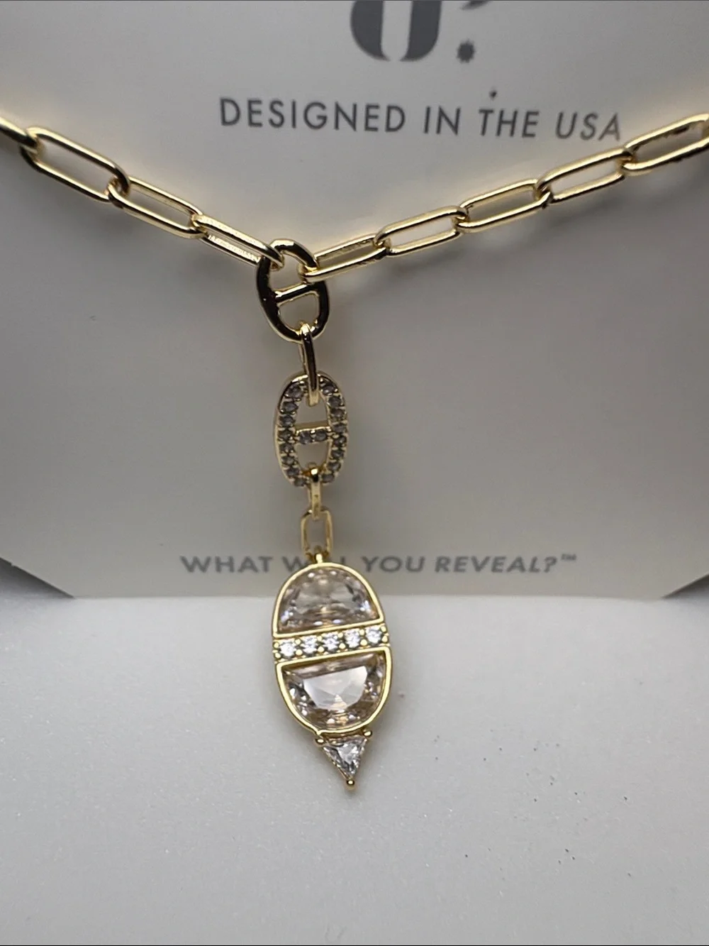 Bomb Party - OG Necklace - Exclusive Bringback - Diamond CZ - Gold